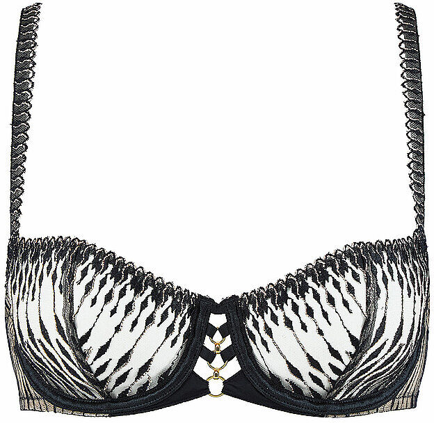 AUBADE BH mit Reifen VOODOO KISS millenium black schwarz   75B 75B
