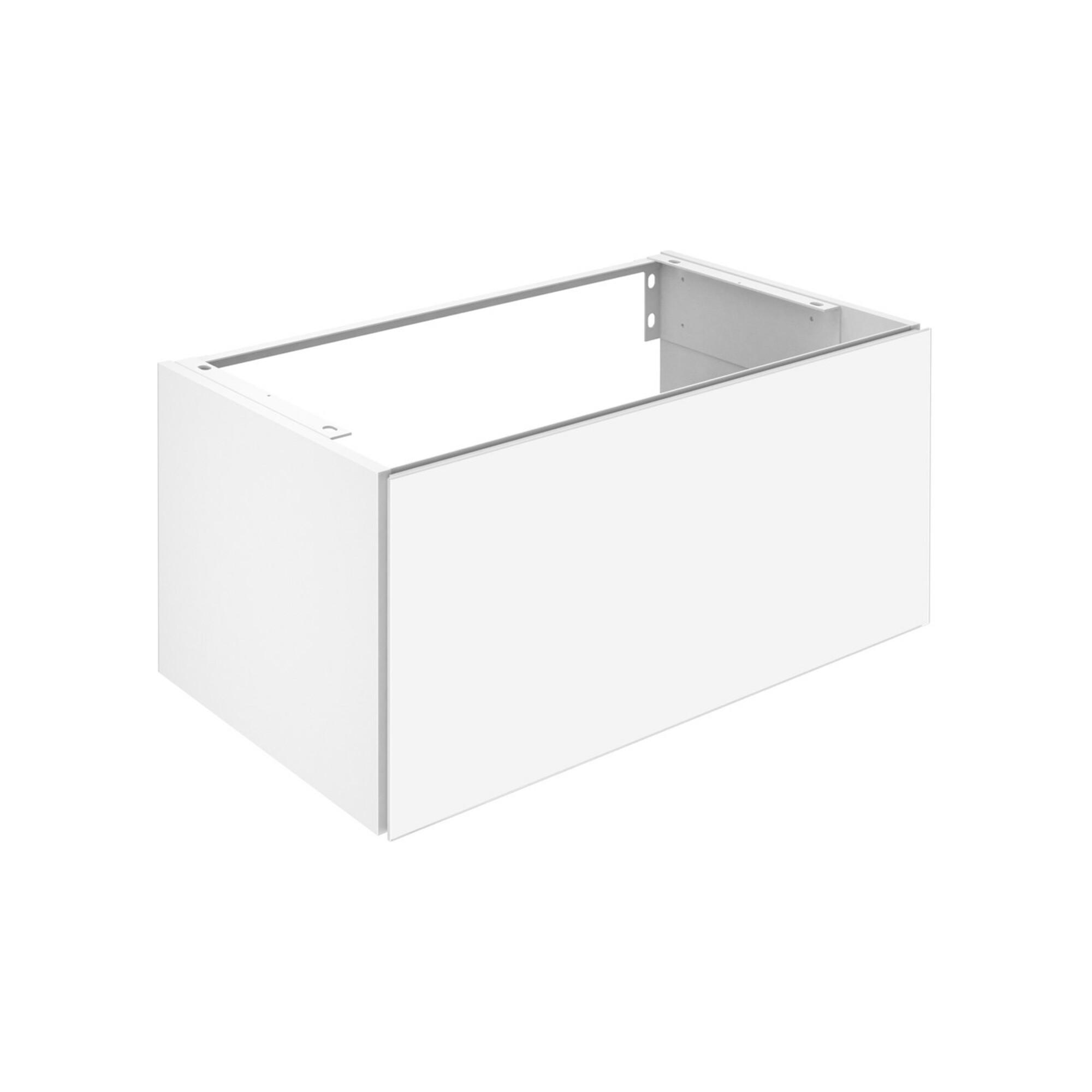 Keuco Waschtischunterschrank X-Line D Tr m, Gl Tr kl, 80x40x49cm, Frontausz. (33161140000)