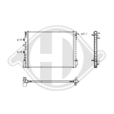 DIEDERICHS Kühler, Motorkühlung Climate dcm3981 für RENAULT SMART