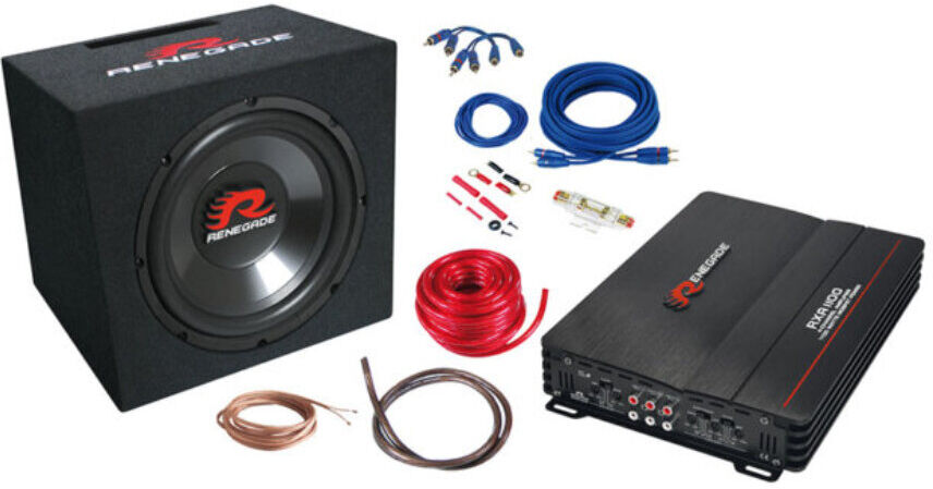 Kit Caisson + Ampli + Connectique Renegade Rxv1200 Et Rxa1100