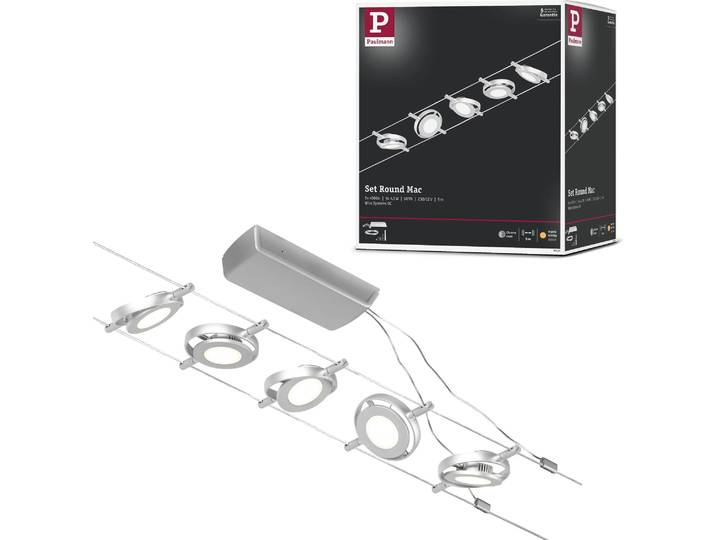 Paulmann CorDuo LED Système de câbles RoundMac Set de base