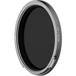 Urth 52mm Variable ND2 32 + CPL Filter Pro (52 mm, ND- / Graufilter, Polarisationsfilter), Objektivfilter