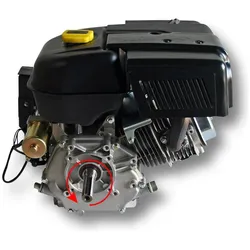 Wiltec, Zubehör Gartenmaschinen, LIFAN 190 Benzinmotor 10kW (15PS) 25,4mm Elektrostart Kartmotor 420ccm (Häcksler, Kettensäge, Rasenmäher)