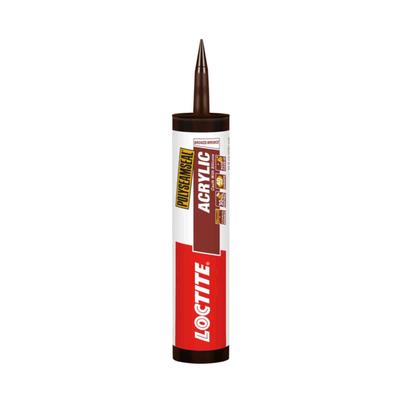 Loctite Polyseamseal Acrylic Caulk with Silicone (Carton of 12) Bronze 10 oz.