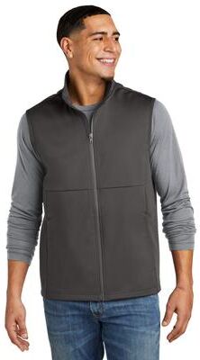 Sport-Tek ST981 Soft Shell Vest in Graphite Grey size 4XL   Polyester