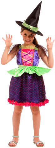 Hexen-Kostüm "Little Witch" für Kinder