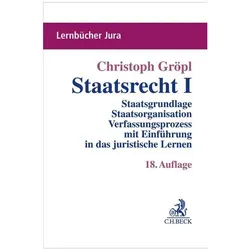 Staatsrecht I, Fachbücher von Christoph Gröpl