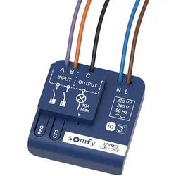 Somfy 1822649 Unterputz-Empfänger Licht An/Aus io - Funkempfänger für Licht