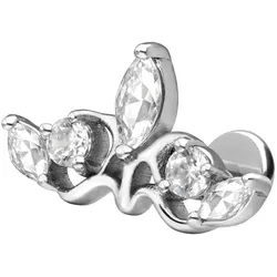 Titan Labret mit Push Fit GOTISCHE KRONE