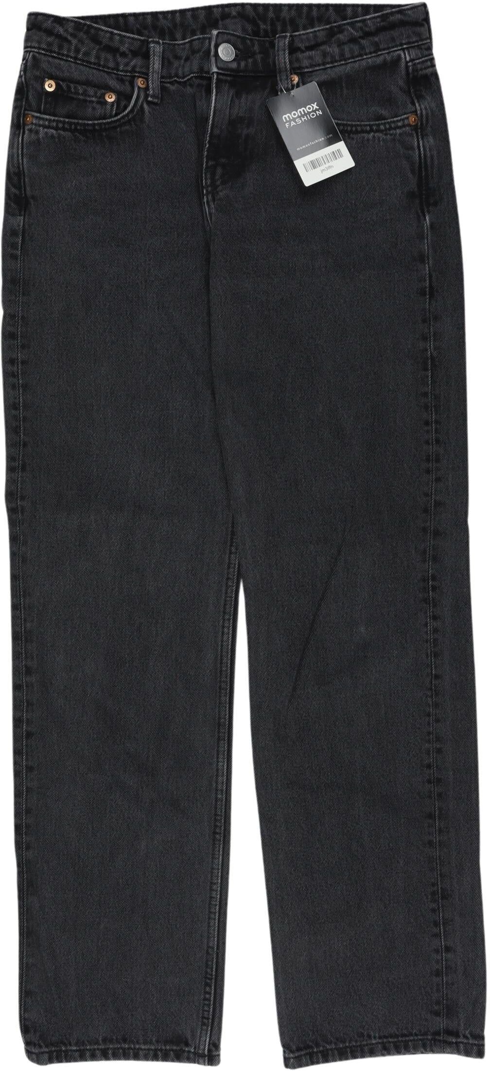 Weekday Damen Jeans, Schwarz, Gr. W26, Baumwolle - Second Hand
