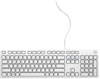 Dell KB216 Multimedia Tastatur weiß KB216-WH-GER