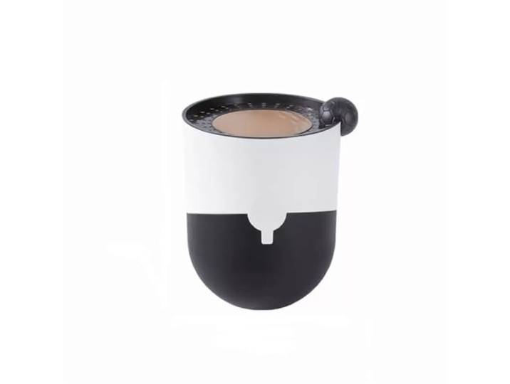 Haushaltsmülleimer Desktop-Mülleimer for Das Büro, Speziell(Schwarz,Groß)