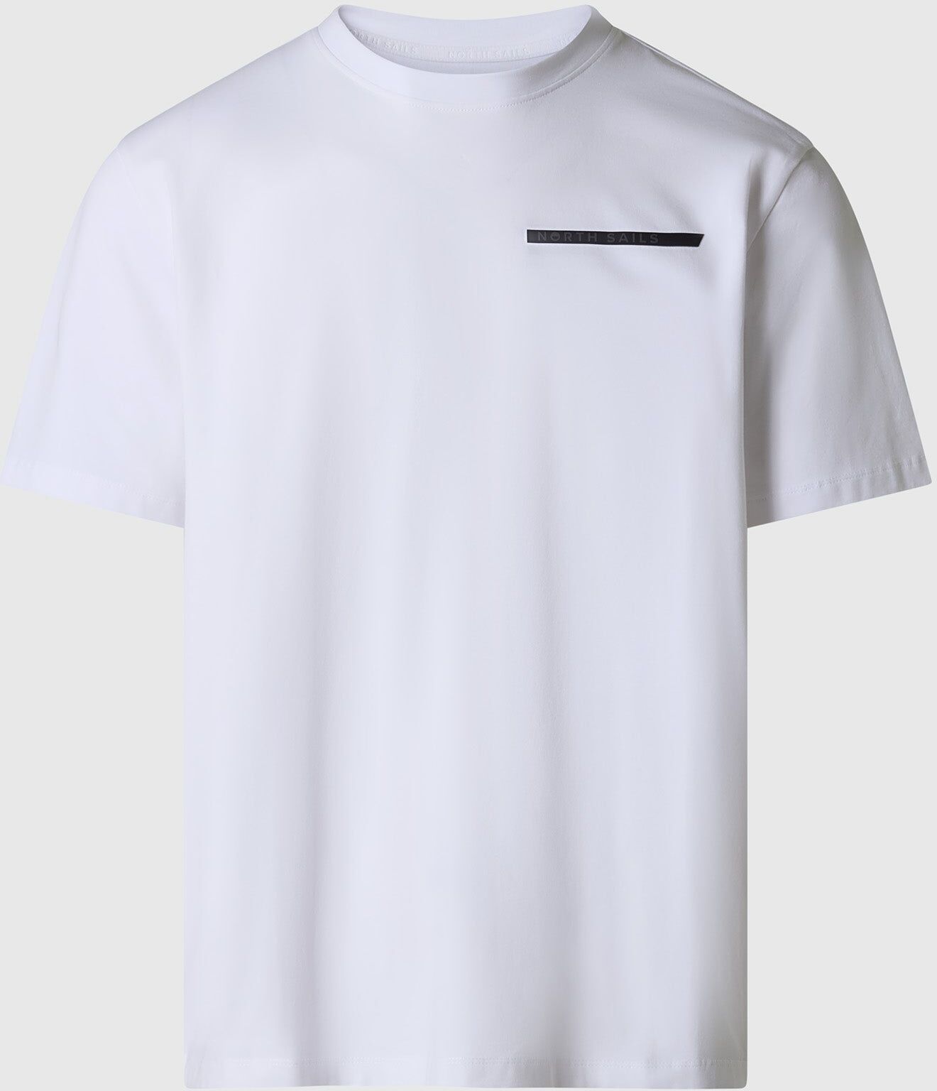 T-Shirt mit North Sails-Schriftzug in 3D-Optik White XXL