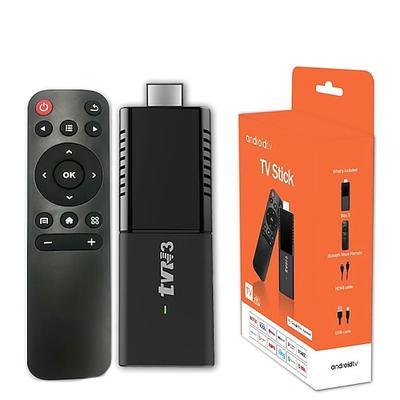 TV-Smart-Stick 1080p 4k Android 10 2GB RAM 8GB ROM WLAN HDMI-kompatibler TV-Bildschirmprojektor Smart-TV-Dongle