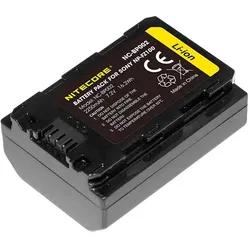Nitecore NP-FZ100 Kamera Akku für Sony (Kamera Akku), Kamera Stromversorgung, Schwarz