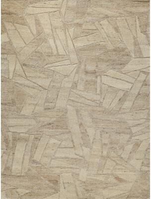 Exquisite Rugs Boma hand-knotted Wool Beige Area Rug