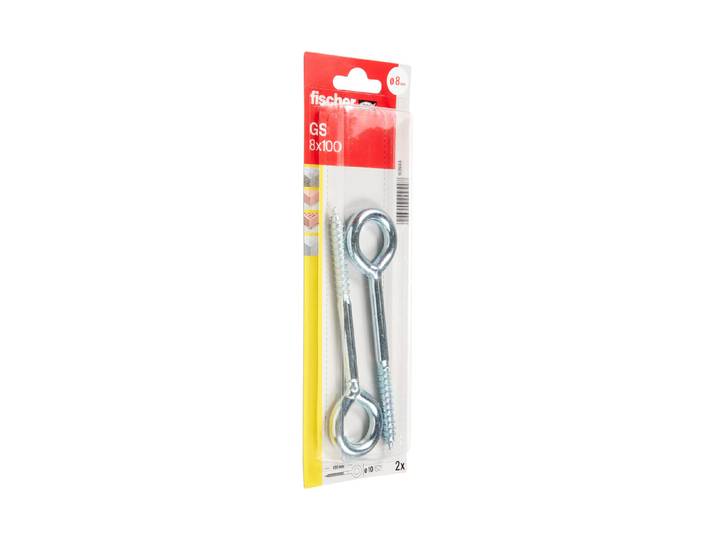 Fischer Ösenschraube mit Gewinde M8 × 100 mm 2 Stück