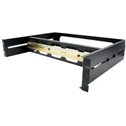 Générique DIN rail adjustable rackmount kit, Serverschrank Zubehör, Schwarz