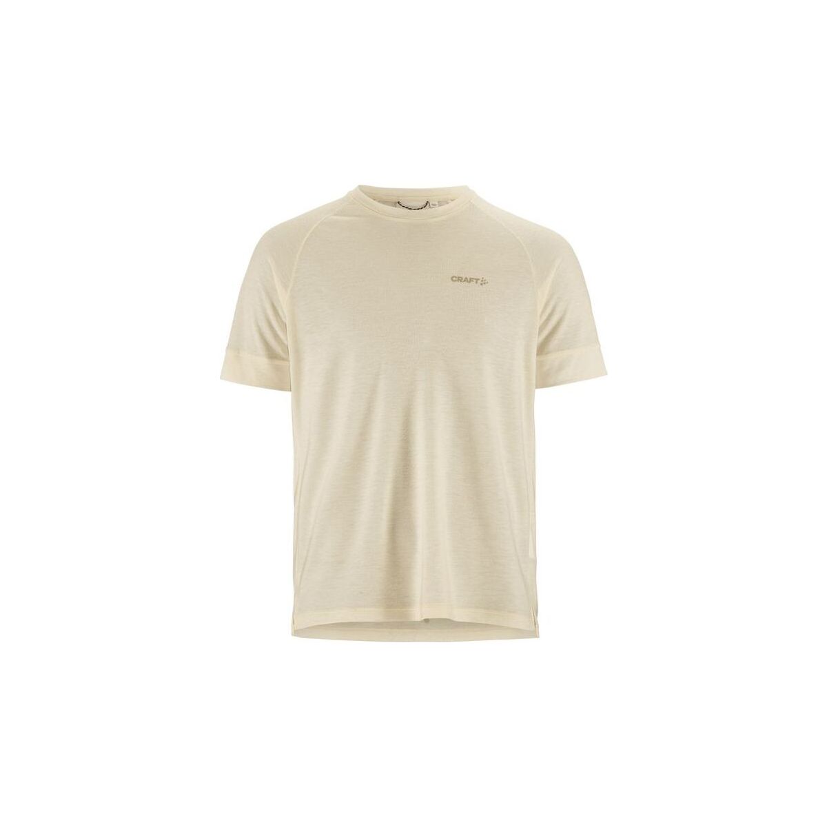 Craft Wool Short Sleeve Tee Men tofu melange (105M) XXL 1913721-105M-8