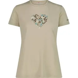 CMP Damen T-Shirt WOMAN T-SHIRT, Größe 44 in Beige 638