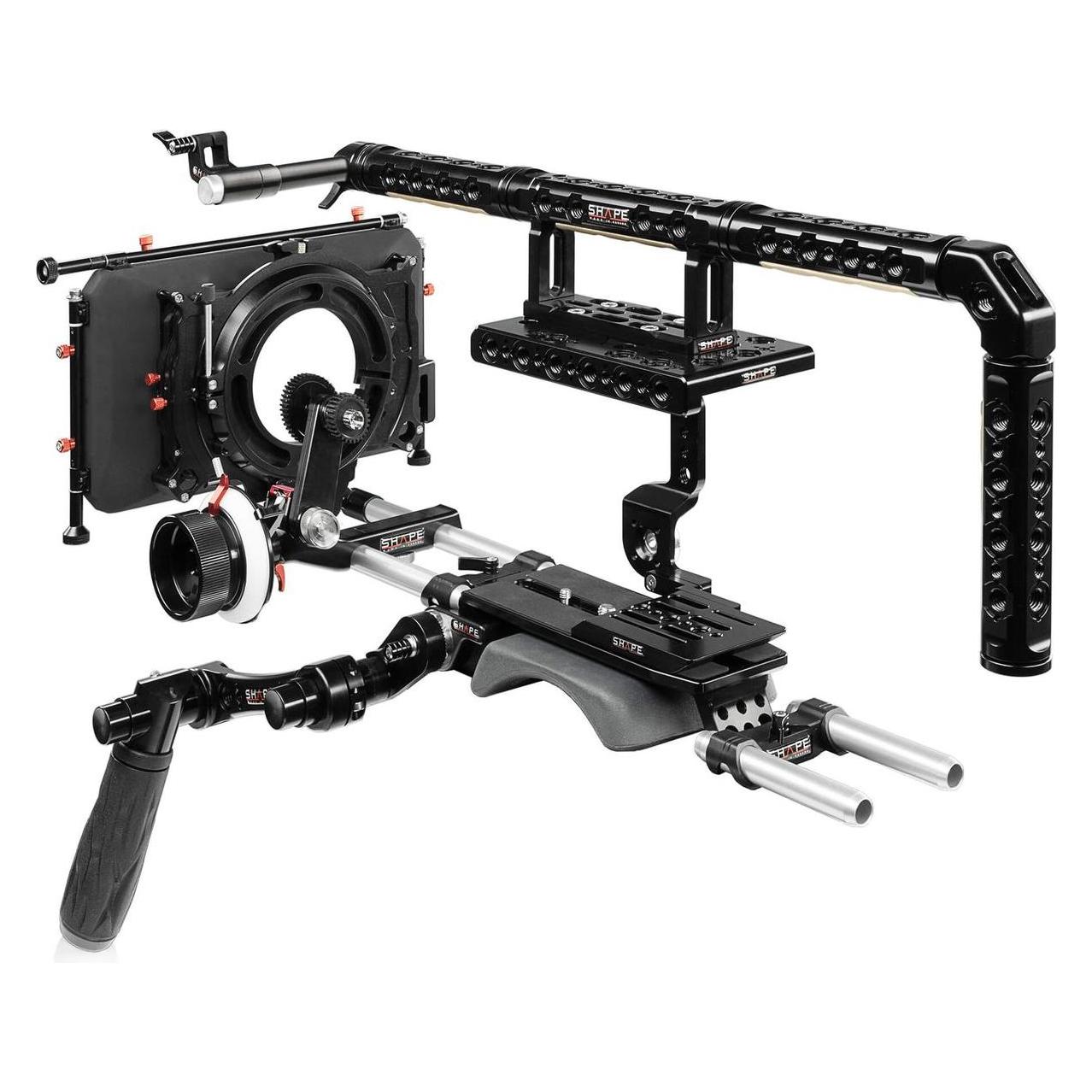 Shape Sony FX9 Baseplate, Cage, Top Handle, Long VF, 4x5.6 Matte Box, Follow Focus Pro (FX9KIT)