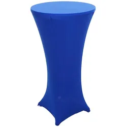 Décoshop26 - Dehnbare Bartischdecke 60 cm Durchmesser blau 04_0007208 04_0007208