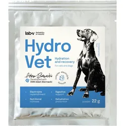 Lab-v Hydro Vet Dog – Unterstützung für den Organismus deines Hundes nach Durchfall, Dehydrierung und Operationen 22 g