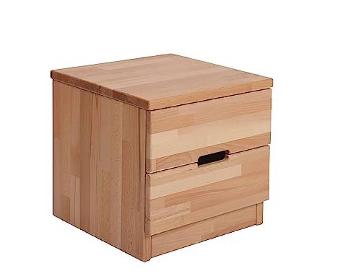 Krok Wood Nachttisch ELSA aus Massivholz 40x40x40 cm (in Buche)