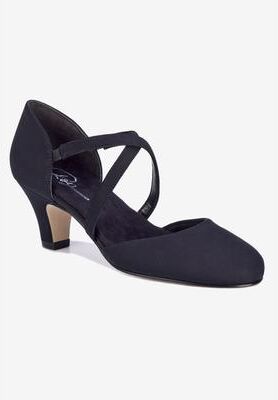Women's Charleston Slingback Heel by Ros Hommerson in Black Corduroy (Size 12 N)