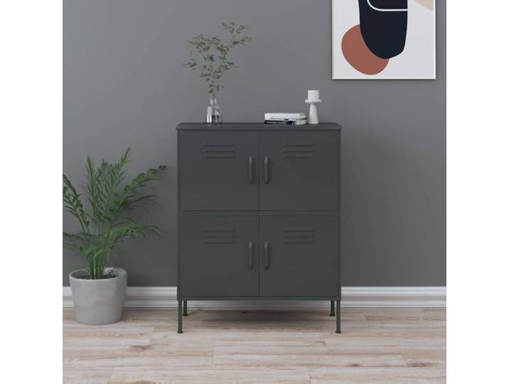 SALE 2025 Armoire de rangement Anthracite 80x35x101 5 cm Acier 22 Kg 9440