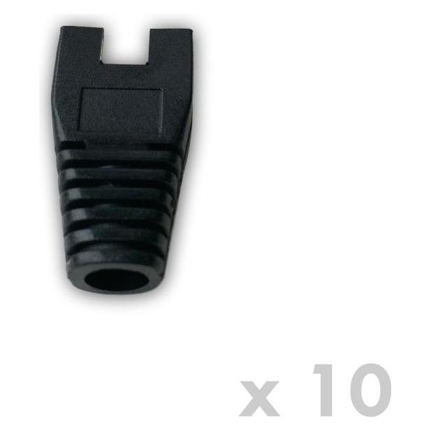 Datacom Protection RJ45 with cutout BLACK (10pcs) (50271006012)