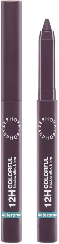 SEPHORA - 12H Colorful - Lidschatten und Stift, 1.4 g,  Eggplant matte