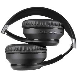 Defender FREEMOTION B571 Wireless Bluetooth Hintergrundbeleuchtung + MP3-Player + Mikrofon Kopfhörer (Kabellos), Kopfhörer, Schwarz