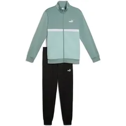PUMA Herren Sportanzug Poly Colorblock Suit, Größe M in Grün Grün