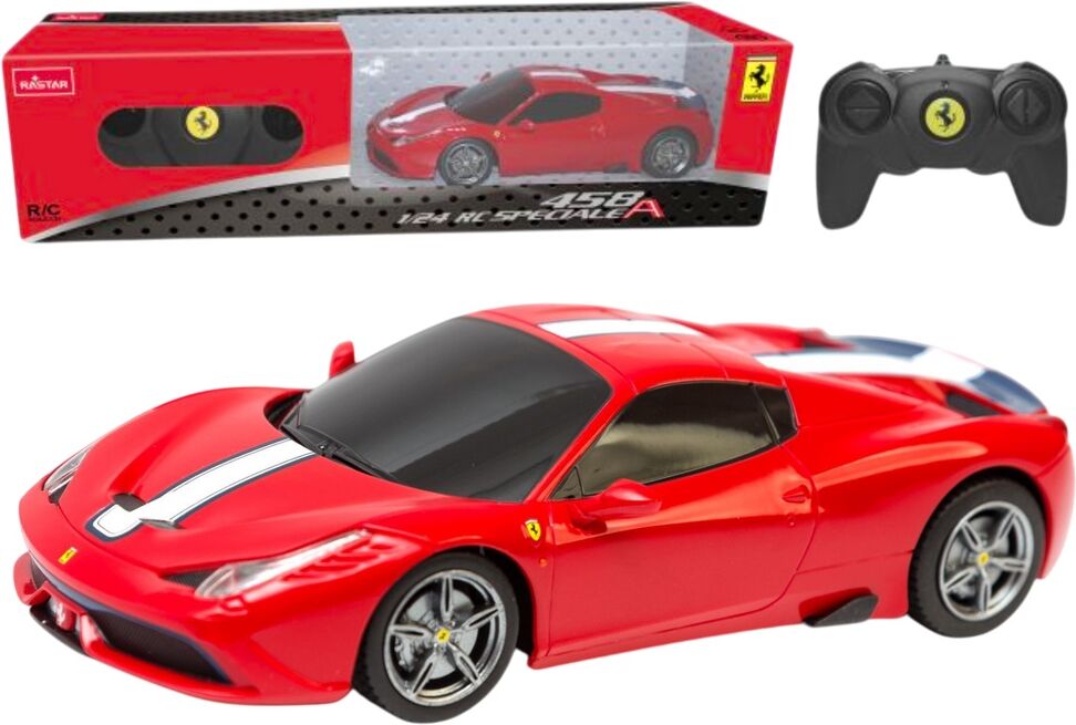Acer Ferrari 458 Speciale (Rojo) - Coche deportivo teledirigido a escala 1:24