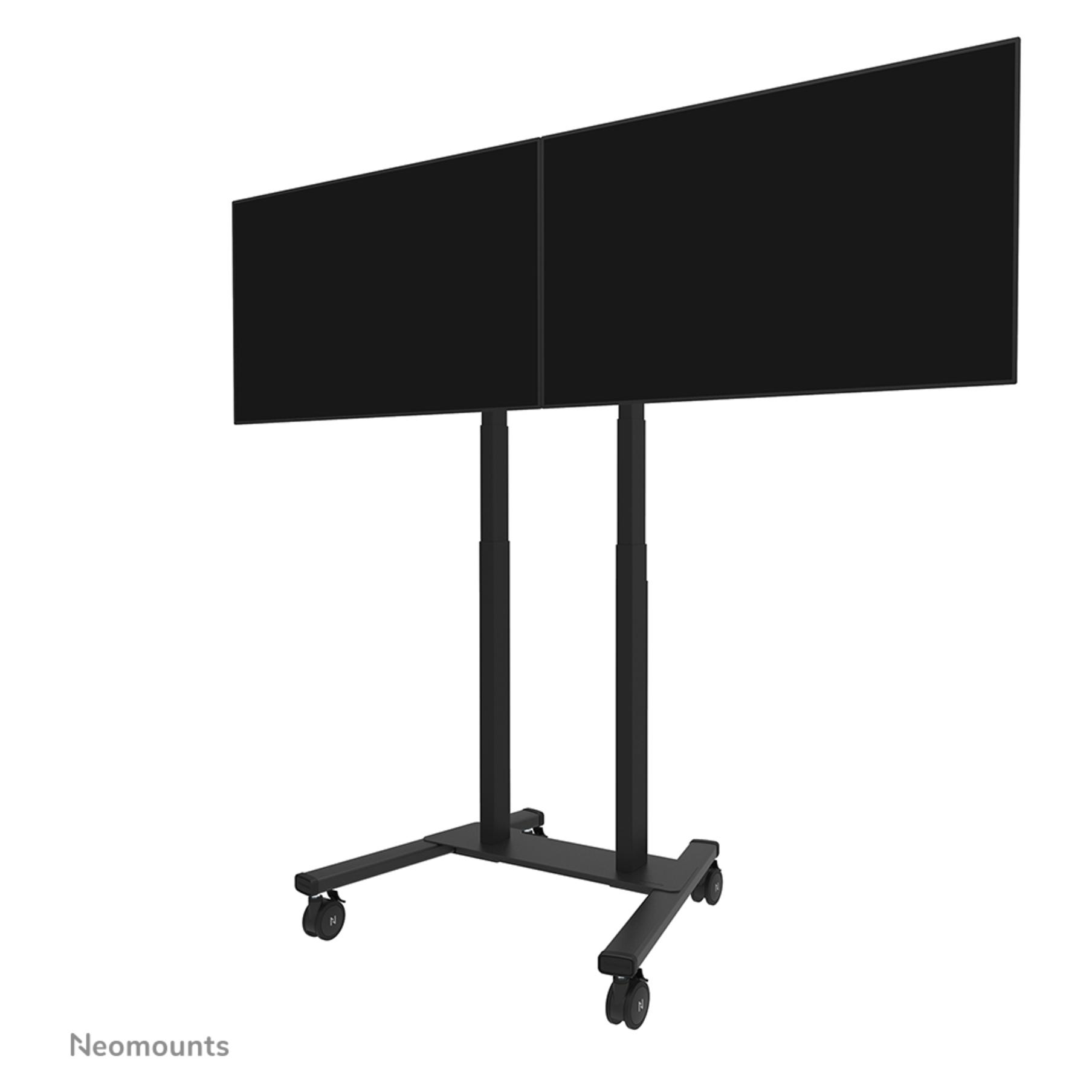 Neomounts BOS Doppelschirm-Adapter schwarz (ADM-875BL2)