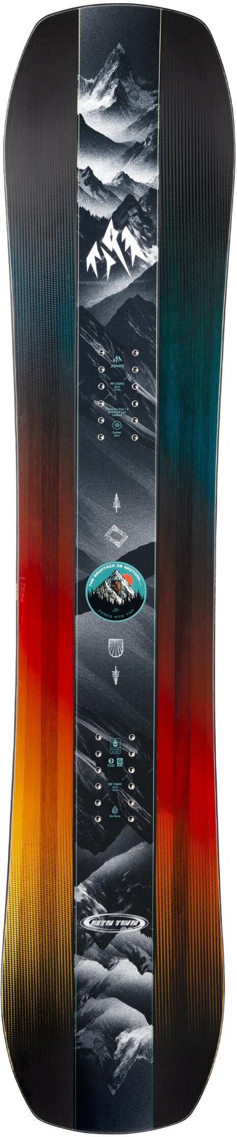 Jones  - Pack Planche Snowboard Mountain Twin Junior - 125 + Goodtime - Planche Snowboard