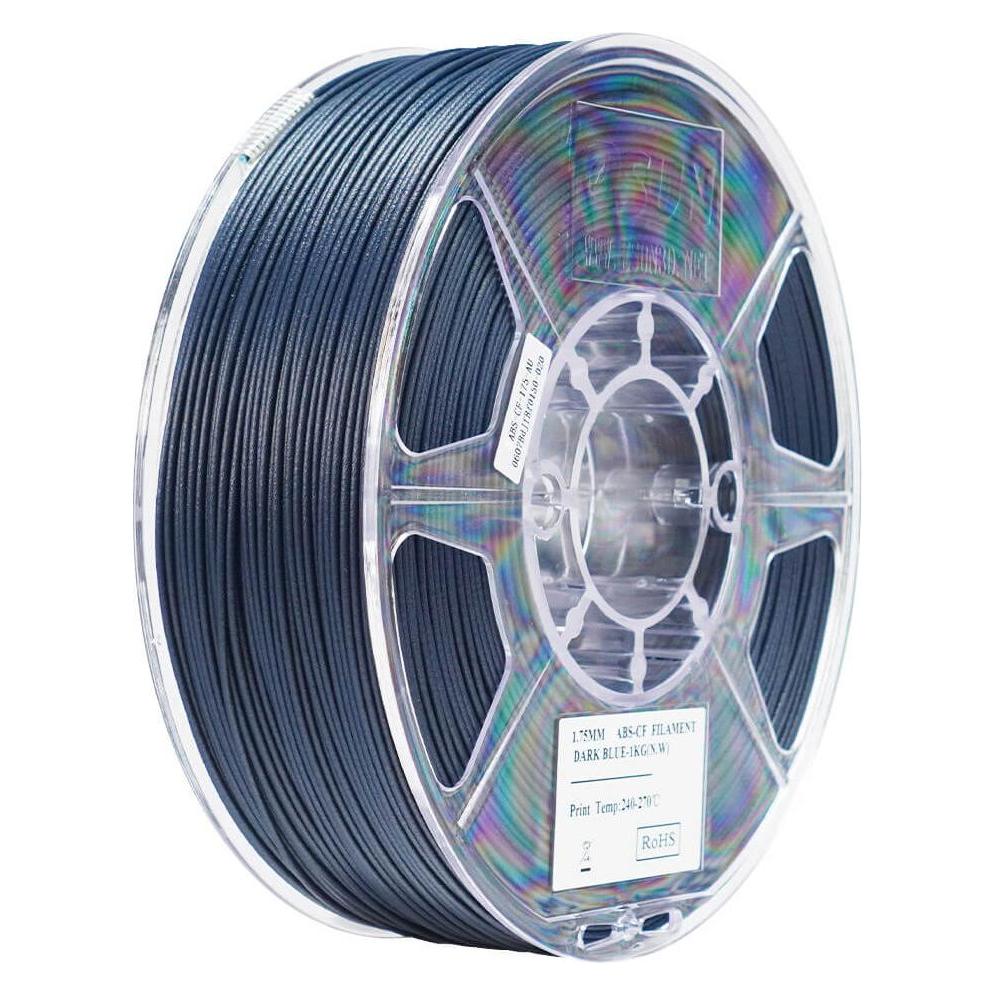 eSUN eABS-CF Carbon Blau 1.75mm 1Kg (ABS, 1000 g, 1.75 mm) (EABS-CF-P175AU1)
