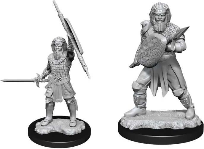 Wiz Kids LLC D;D Nolzur’s Marvelous Miniatures: Human Fighter Male for Tabletop Gaming