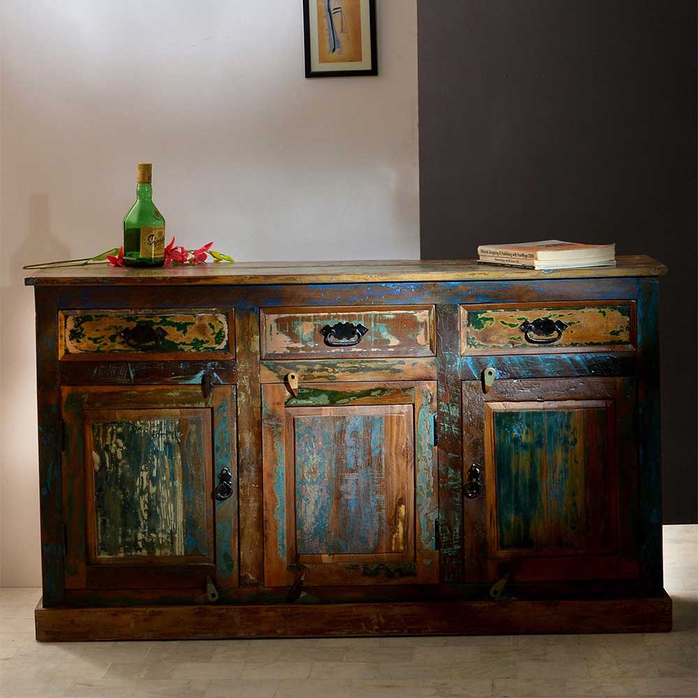 Pharao24.de Sideboard im Shabby Chic Design Shabby Chic Style