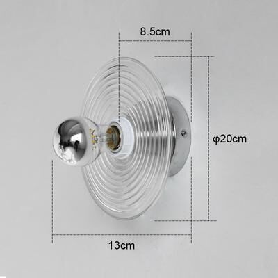 Friendly Fresh Finds Medieval Stained Glass Wall Sconce Retro Vintage Wall Lamp For Hallway Porch Bedroom transparent wall Wiring