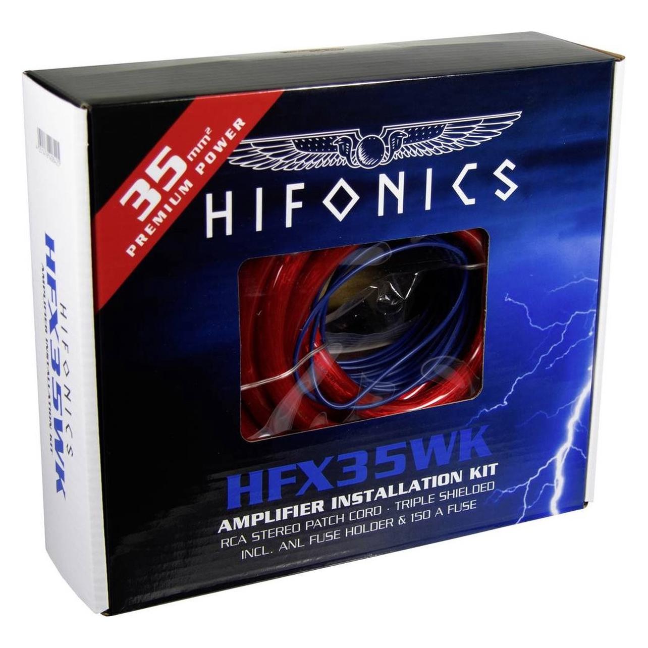 Hifonics Car HiFi Stromkabel-Set 35 mm², 35 mm², 0.5 mm² (HFX35WK)