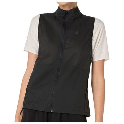 Asics - Women's Metarun Packable Gilet - Laufweste Gr S schwarz