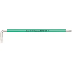 Wera 3967 SXL HF TORX Winkelschlüssel Multicolour mit Haltefunktion, lang, Edelstahl Türkis - 05022681001 - Türkis