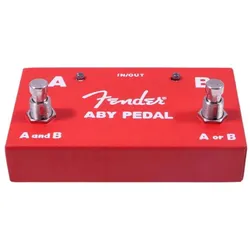 Fender ABY Switch red (Instrumenten Fusspedal), Zubehör Instrumente, Rot