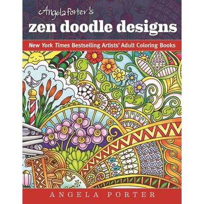 Angela Porter's Zen Doodle Designs, Taschenbuch von Angela Porter, Racehorse, 978-1-944686-02-4