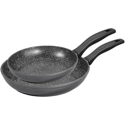 Pfannen-Set STONELINE, schwarz, Ø:28cm, Pfannen, Induktion