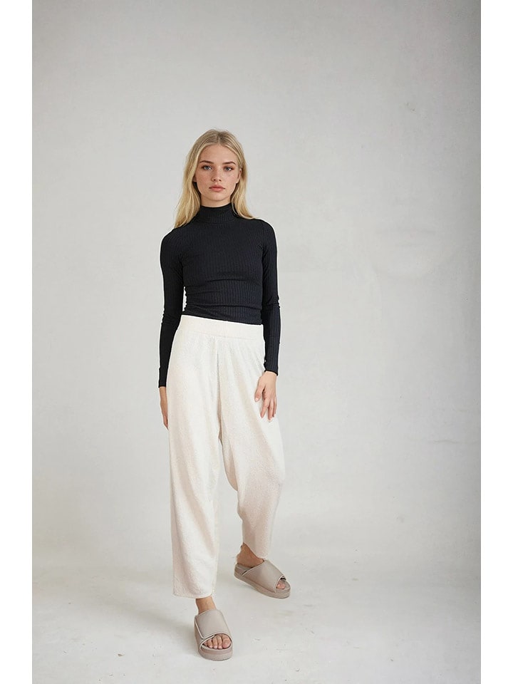 Monki Hose in Creme - S