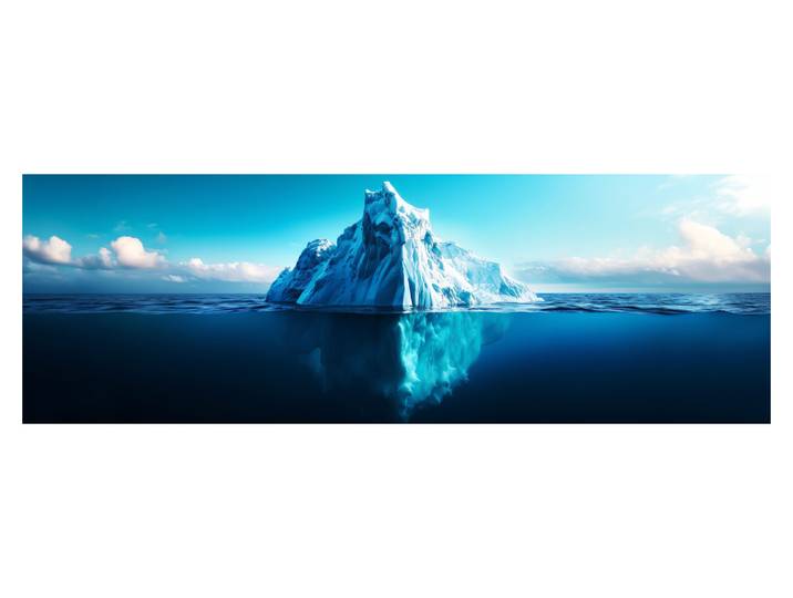 Wandbild 30x97 Iceberg