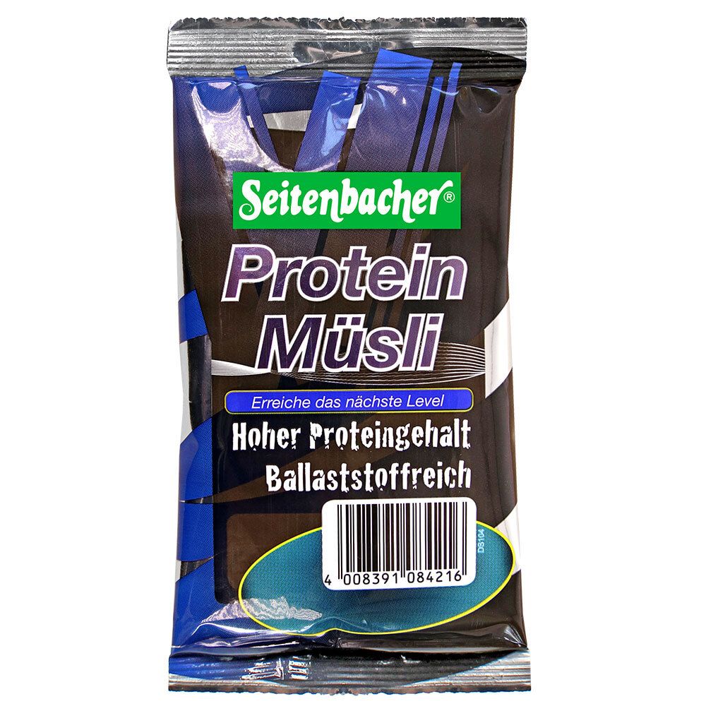 Seitenbacher Protein Müsli, Portionsbeutel 50 g Müsli